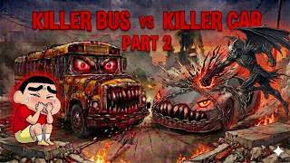Can Franklin and his Killer Car stop the Killer Bus from killing Shinchan | gta | ar gamer | gta5 |