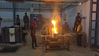 Induction Melting Furnace for Steel/SS/MS/CI-SG Iron/High Chrome Steel Castings(175kw 300kg Foundry)
