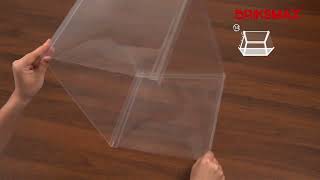 【BXDB-003 Installation Video】Display Case with Dust Cover(36 × 27 × 27 cm) | 2 Pack