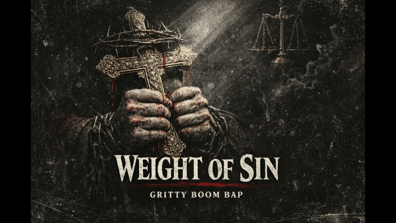 WEIGHT OF SIN | GRITTY DARK BOOM BAP TYPE BEAT | 80 BPM