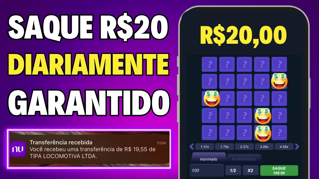 PLATAFORMA PAGA NO CADASTRO R$20] mínimo para saque GRÁTIS sem