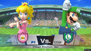 Mario Sports Superstars - Peachmario Vs. Luigiwaluigi