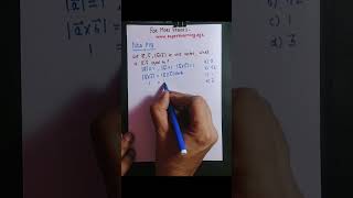 NDA Maths Trick: Vector Algebra PYQ Solved 🔥 #shorts