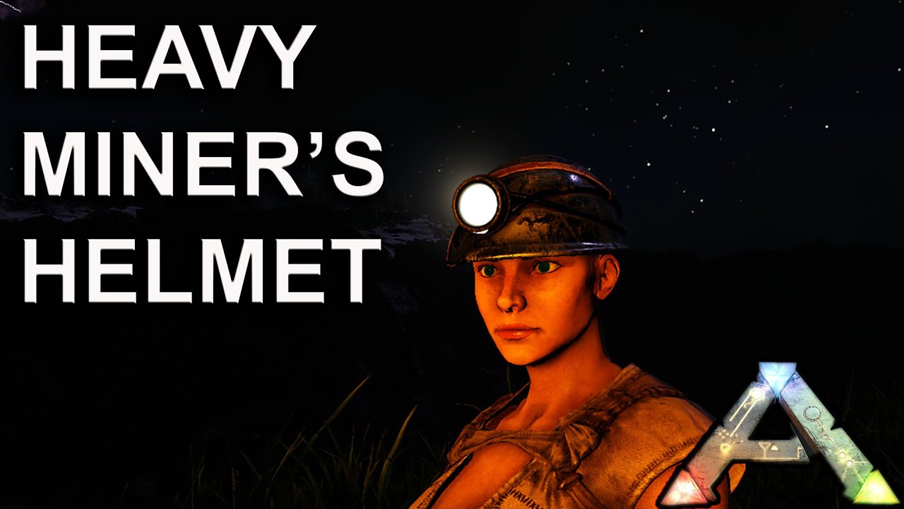 Heavy Miner's Helmet Ark Survival Evolved How to Craft YouTube