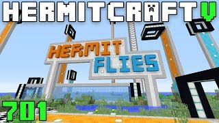 Hermitcraft V 701 Hermit Flies & Finished Hermit Town!