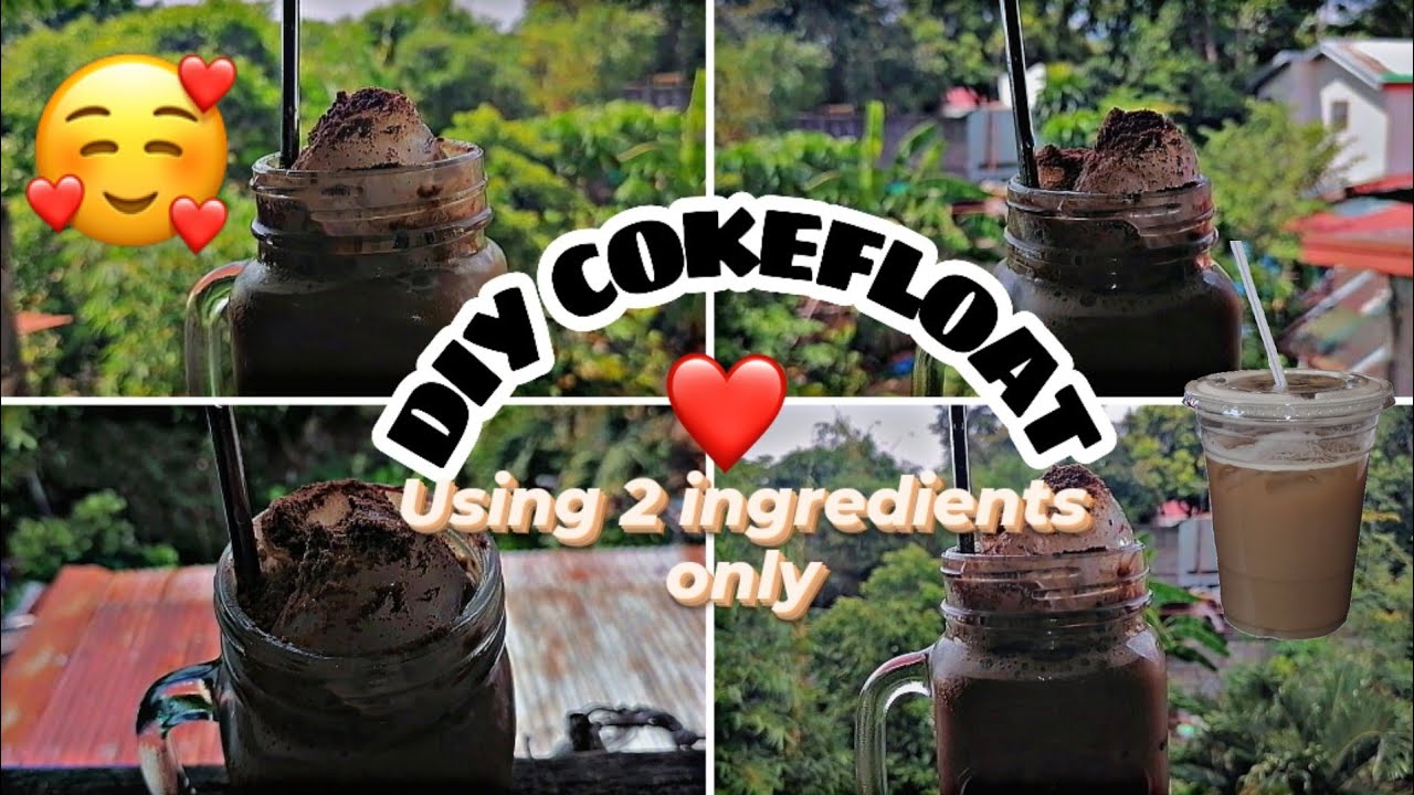 #DIY #COKEFLOAT #EXPERIMENT.. DIY COKE FLOAT USING 2 INGREDIENTS ONLY 🤩 ...