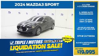 Triple J Ucm Featured Vehicle - 2024 Mazda3 Sport