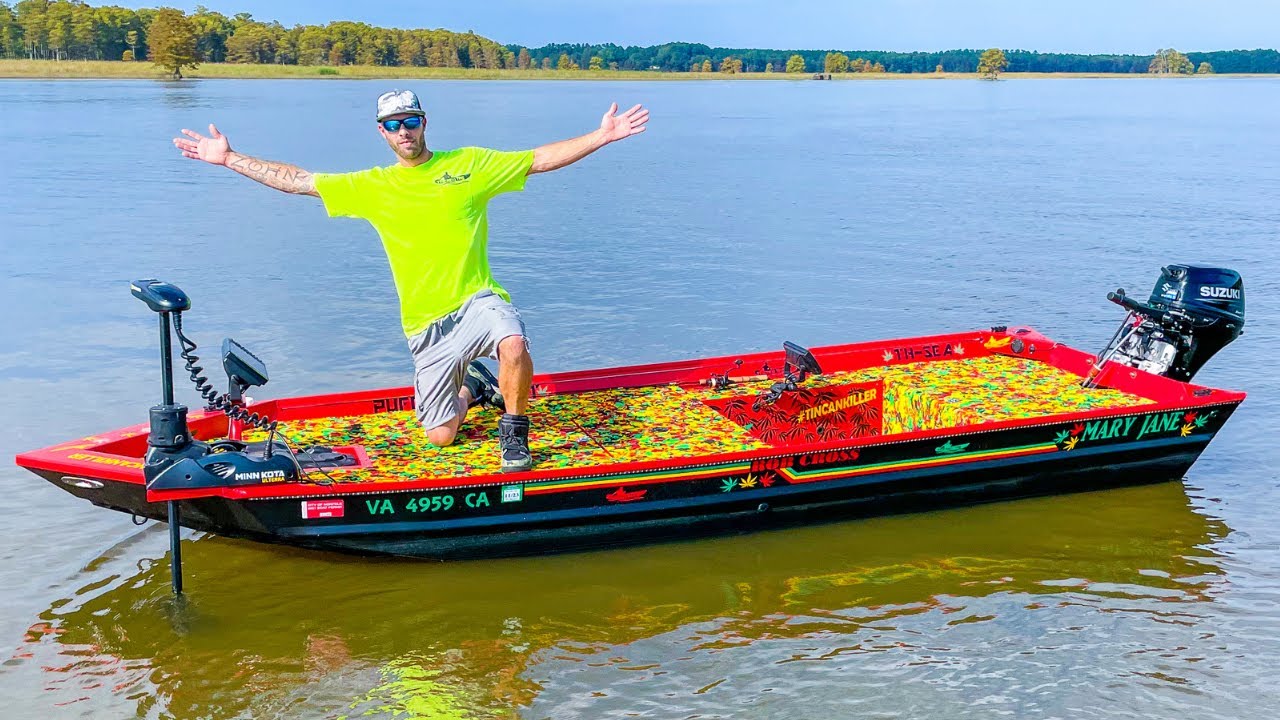 New FIRE Jon Boat Build Walk Through Tricked Tins Jon Boats "MARY JANE" YouTube