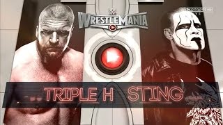 Wwe Wrestlemania 31 2015 Sting Vs Triple H  Match Hd