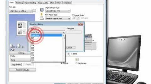 Print to an e-Filing Box