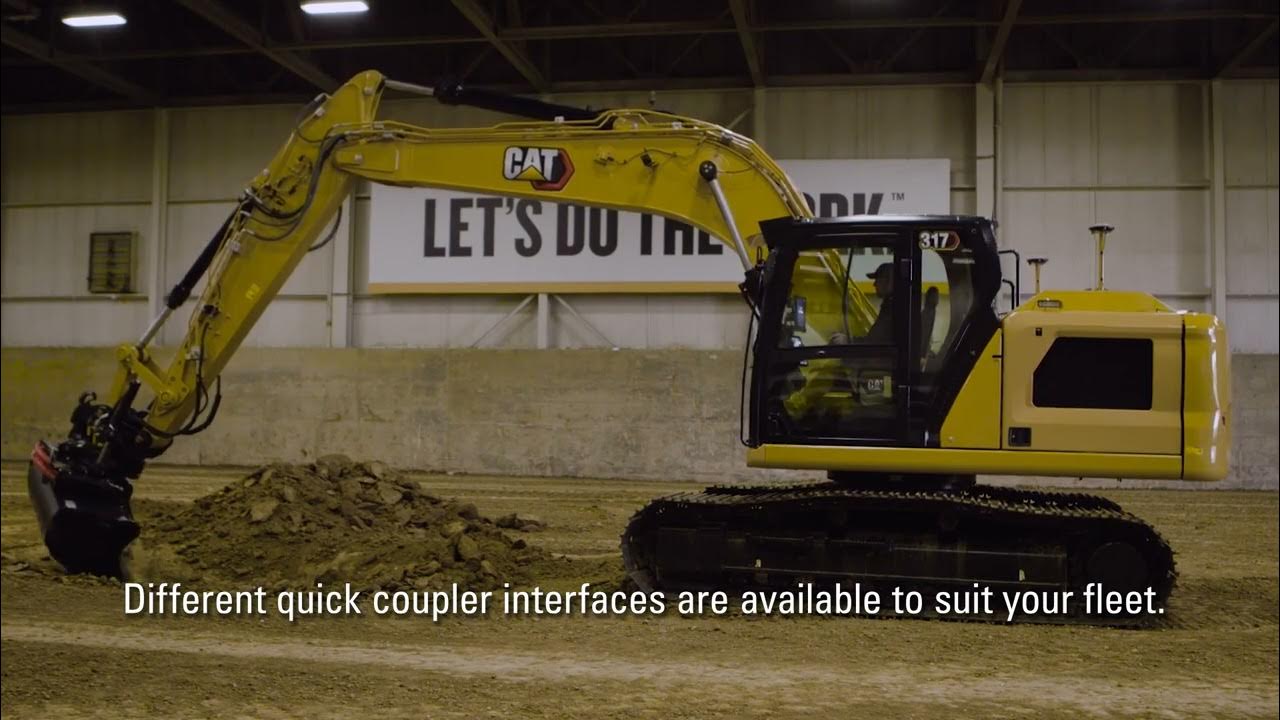 How to Use a Cat® Excavator Tiltrotator (TRS) YouTube