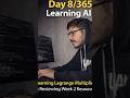 Day 08/365 of Learning AI: Lagrange Multipliers, Week 2 Preparation #ai #coding #chemistry