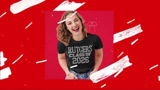 Rutgers Class of 2026 Rhinestone Tee — Grad-Ready Sparkle!
