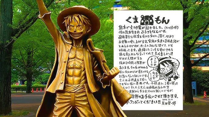 ONE PIECE Kumamoto Revival Project GOLD Statue JAPAN 10 types