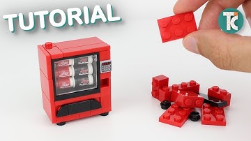 LEGO COCA COLA VENDING MACHINE (Tutorial)