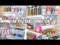 DIY PANTRY MAKEOVER ON A BUDGET | PANTRY ORGANIZATION IDEAS | INSANE PANTRY TRANSFORMATION