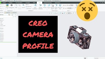 Camera Profile.Creo part Modeling #creoforbeginners #basicengineeringdrawing #fyu