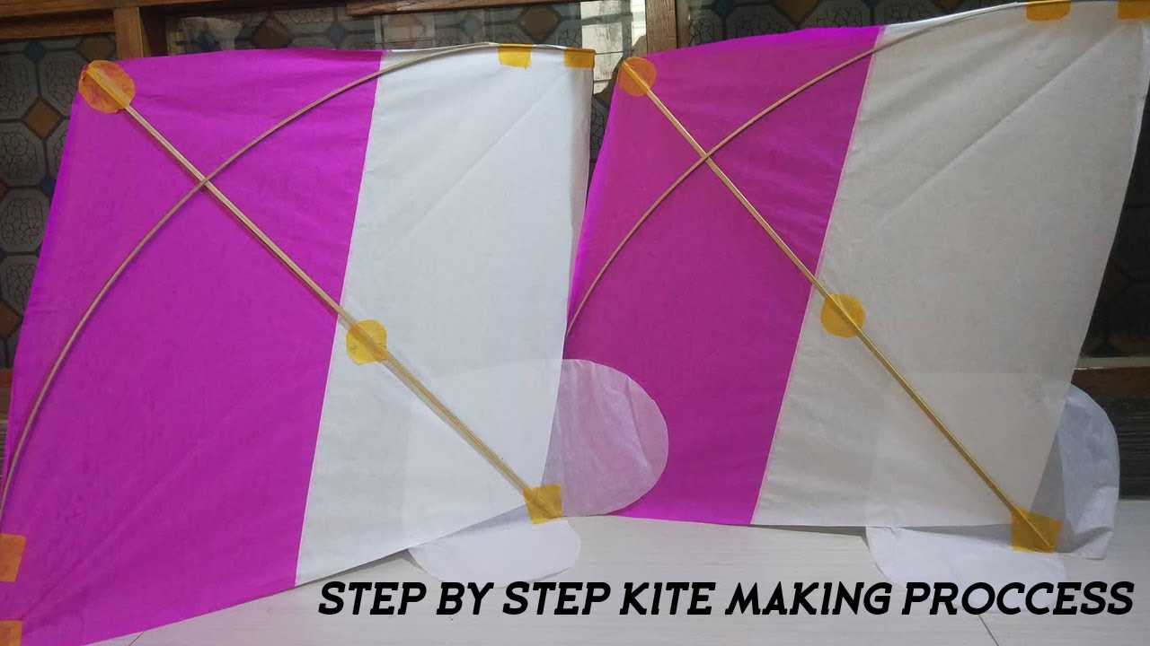 Designing Kite Making Easy Steps Professional Beautiful Design Kite