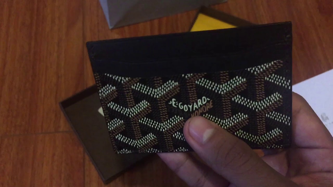 Unboxing Goyard Card Holder YouTube