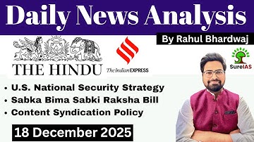 The Hindu & The Indian Express| Daily Current Affairs | UPSC CSE