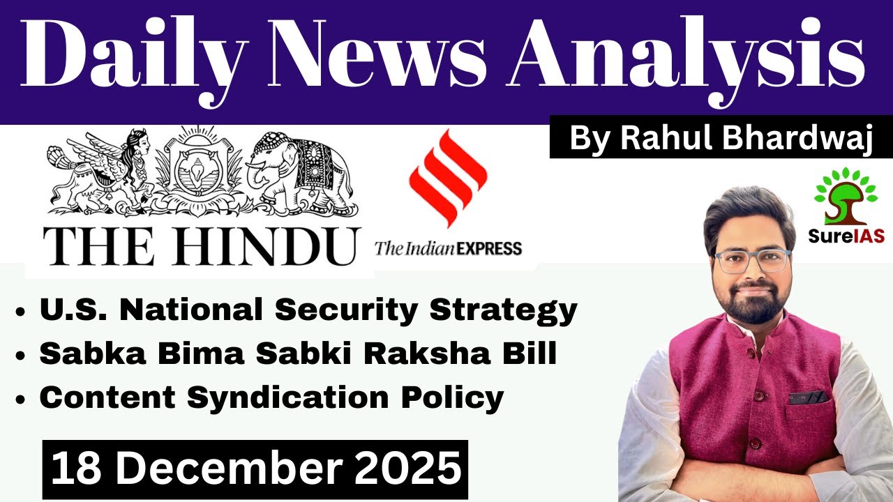 The Hindu & The Indian Express| Daily Current Affairs | UPSC CSE'26 ...