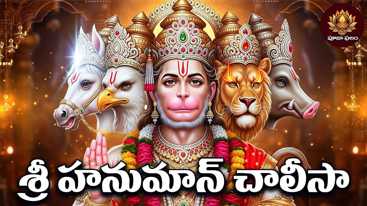 Sri Hanuman Chalisa in Telugu | Mangalavaram Special  | Lord Hanuman Devotional Song