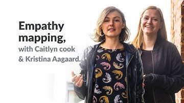 Empathy mapping, with Caitlyn Cook and Kristina Aagaard