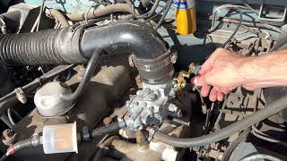 Land Rover Series IIa carb