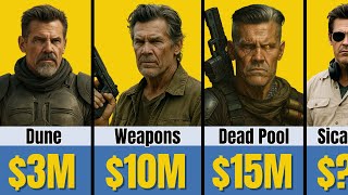 💰🤑Josh Brolin's Paychecks for Every Movie He ever Made