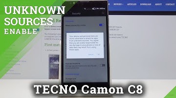 How to Enable Unknown Sources in TECNO Camon C8 - Allow App Installation