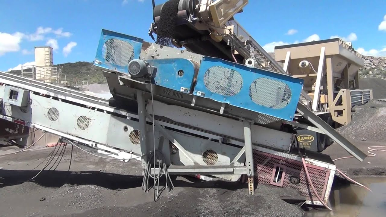 CMI Portable Asphalt Plant YouTube
