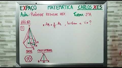 Piramide Regular Hexagonal (Prof° Carlos Xés)