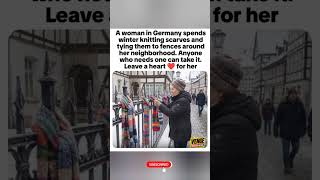 Proof that small acts of kindness can warm an entire city!🧣❤️ Drop a❤ to show her some love!​#Shorts