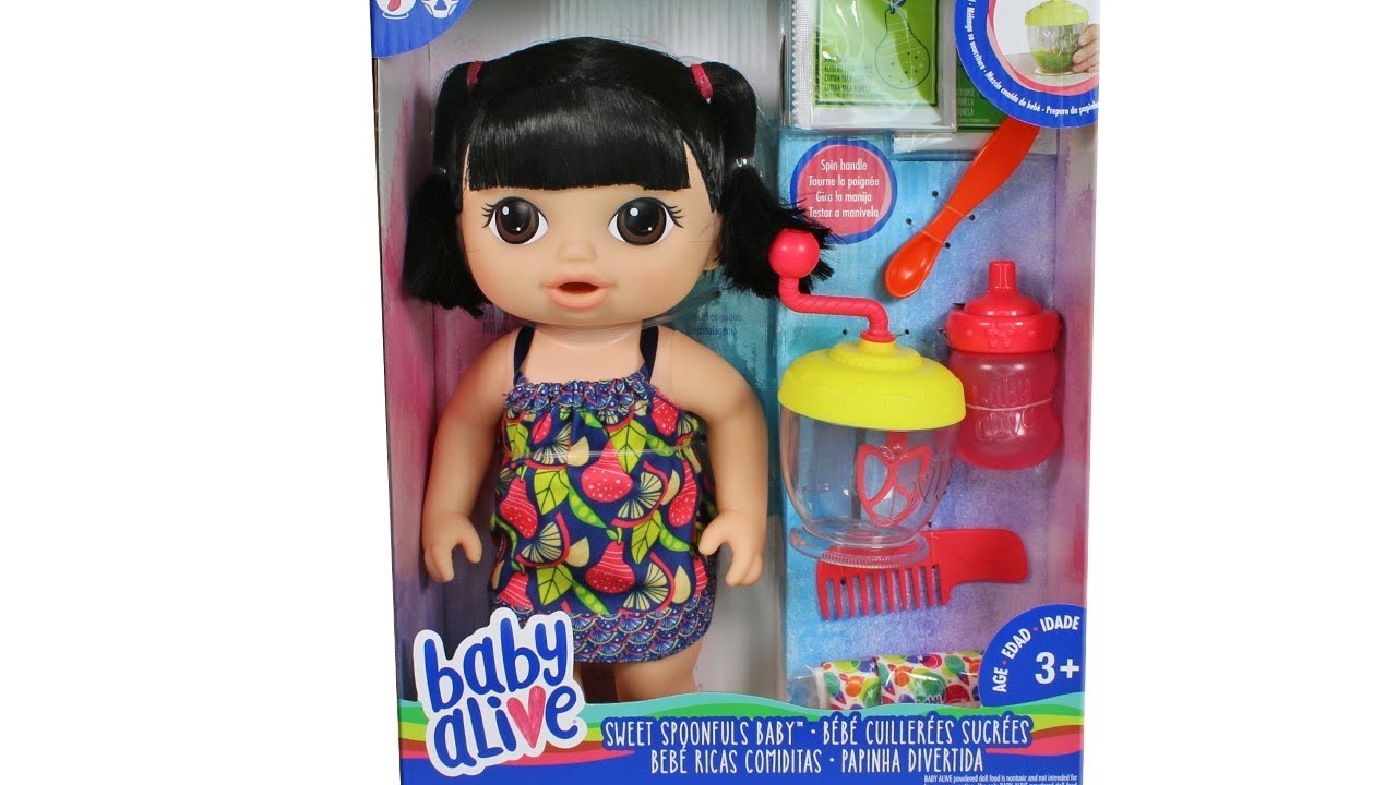 baby alive sweet spoonfuls baby doll girl