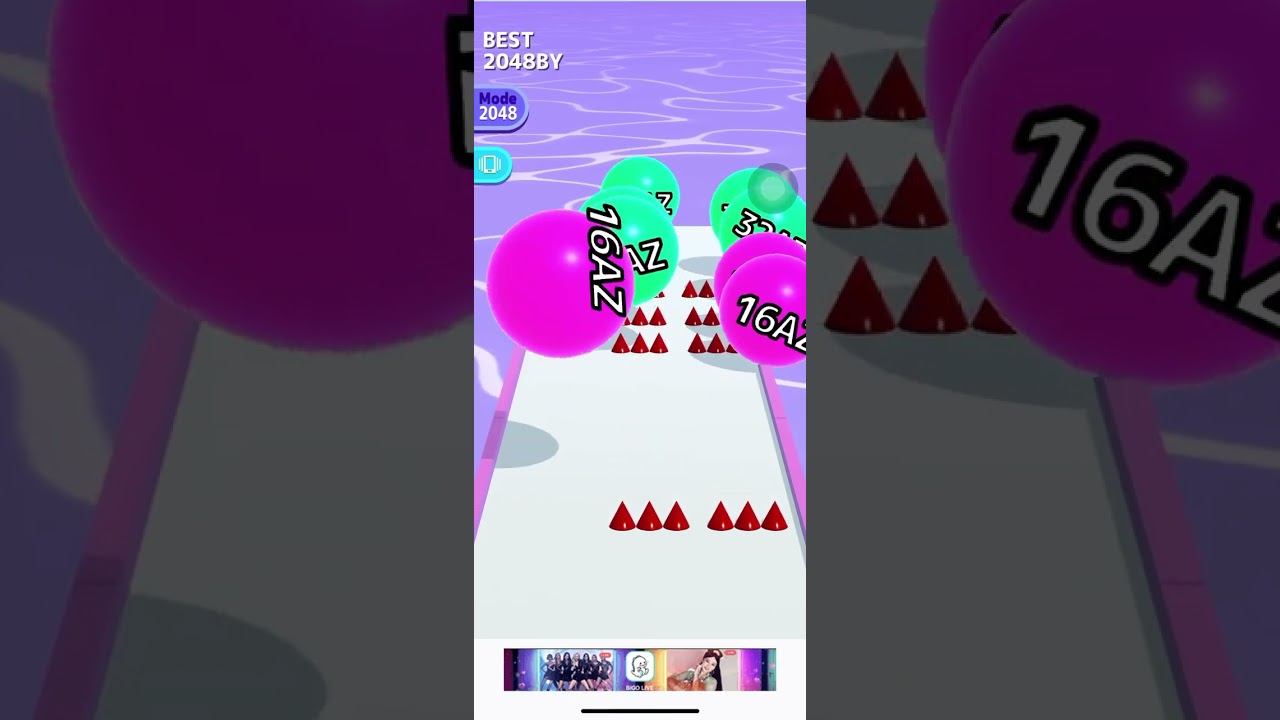 Ball run infinity mode 2 to 4096CM