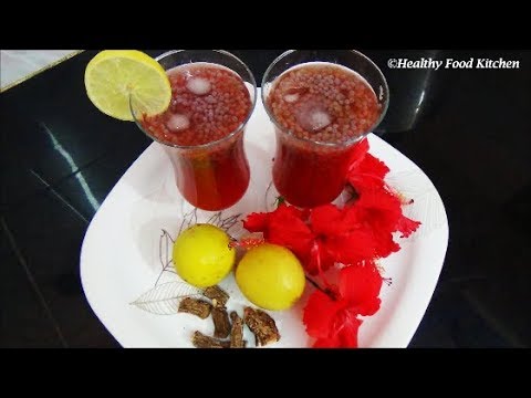 Nannari Sarbath Recipe-Naruneendi Sharbat Recipe -Sharbat Recipe - Juice Recipe