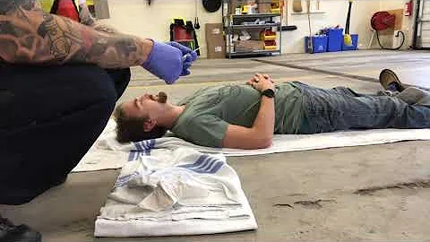 External jugular cannulation