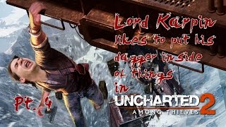 Lord Karpin likes to put his dagger inside of things in Uncharted 2 pt.4 | Crushing Difficulty