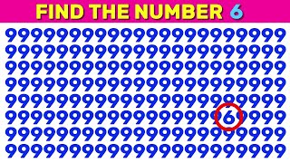 Find the odd Letter  Number | Spot the difference easy