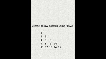 Natural Numbers Triangle@nkeducators #java #coding #pattern #number #triangle