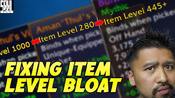 How Blizzard Can Reduce Item Level Bloat in WoW - A Presentation