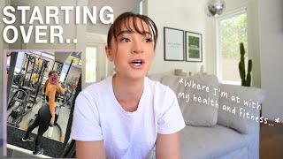 Getting Back Into A Healthy Lifestyle + Fitness Routine....