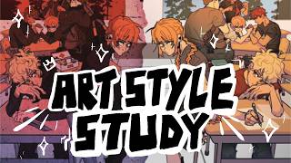 How to Draw Like Red | School Bus Graveyard Art Style Study/Tutorial