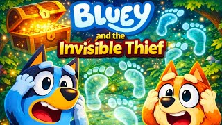 Bluey and the invisible thief ☠️Full episode in English kids cartoon mystery 
