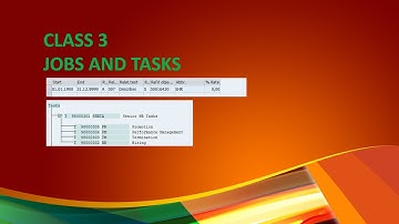 Jobs and Tasks in SAP HR Class 3 #saphcm #saphr