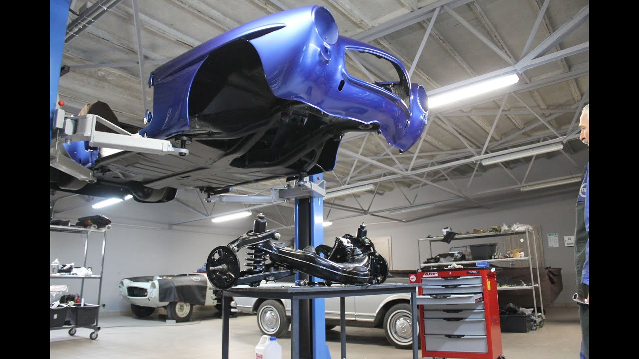 Mercedes 190 SL suspension restoration Doctorclassic. - YouTube