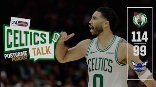 POSTGAME POD: Jayson Tatum returns to form, Celtics hit 50-win mark