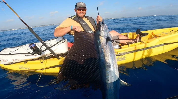 Big SAILFISH from a kayak