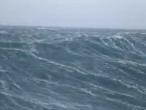 Storm at Bay of Biscay mv Anja