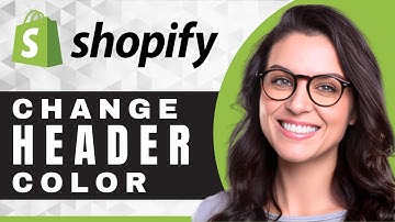 How to Change Header and Footer Color in Shopify | Shopify Tutorial (2025)